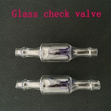 Accessoires de remplissage clapet anti-retour en verre clapet anti-retour de débit inverse clapet anti-fuite