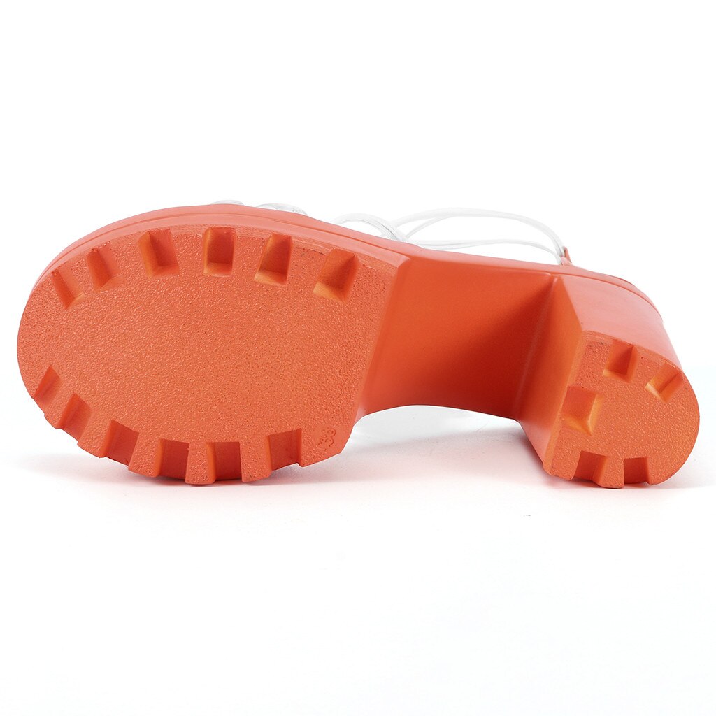 Sandales femmes talons épais fermeture éclair imperméable plate-forme talons hauts chaussures sandales Peep-orteil compensé confortable sandales
