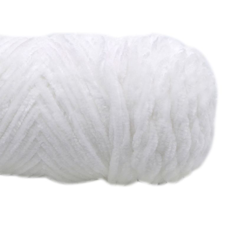 Fil Chenille en velours pour tricot à la main, fil de Crochet en fausse laine, moyen et épais, bricolage, écharpe artisanale, pull, fournitures de tricot: 7