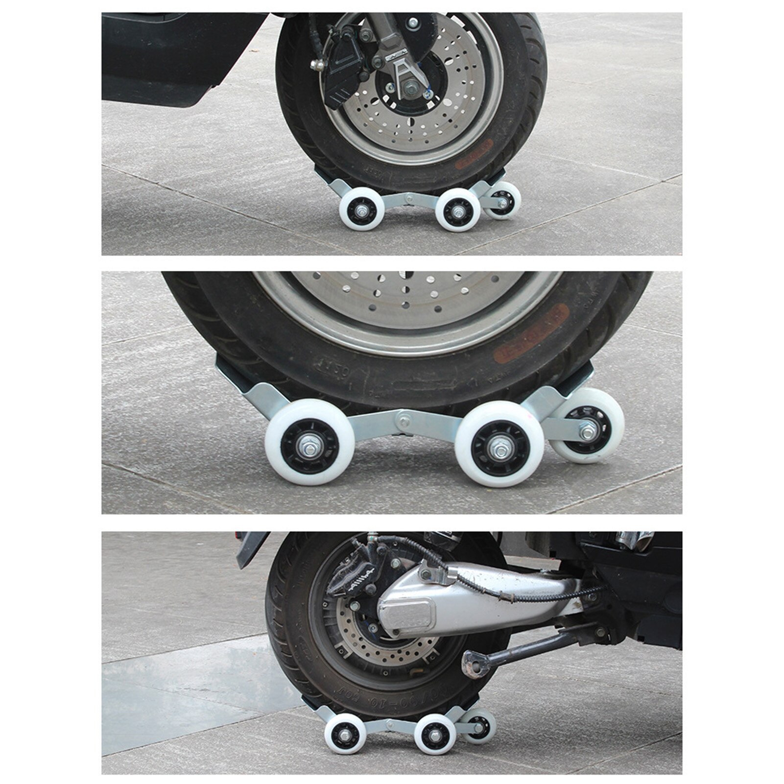 Motorcycle Car Moving Car Carrier Tire Skates Motorcycle Tire Dolly With 5 Wheels For Scooter Motorcycle Accessories