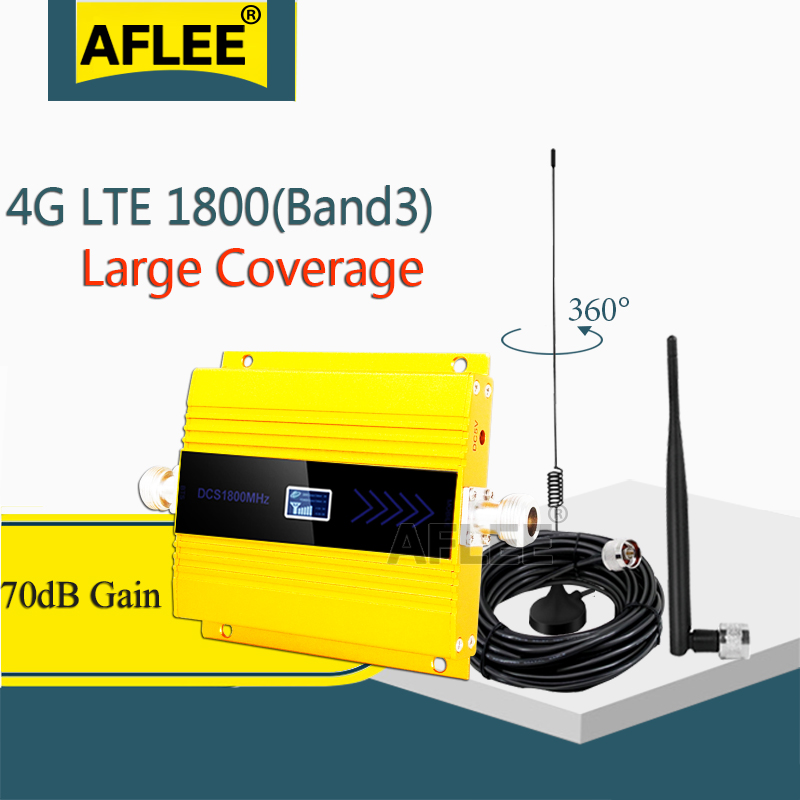 Big 1800Mhz 4G Cellular Amplifier DCS LTE 1800 4G NetWork Mobile Signal Booster 1800 2g 4g Repeater gsm 2g 3g 4g Booseter