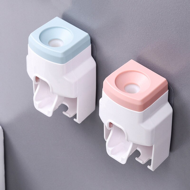 Wall Mounted Automatic Toothpaste Dispenser Squeezers Bathroom Accessories Toothpaste Rack dispensador pasta dientes