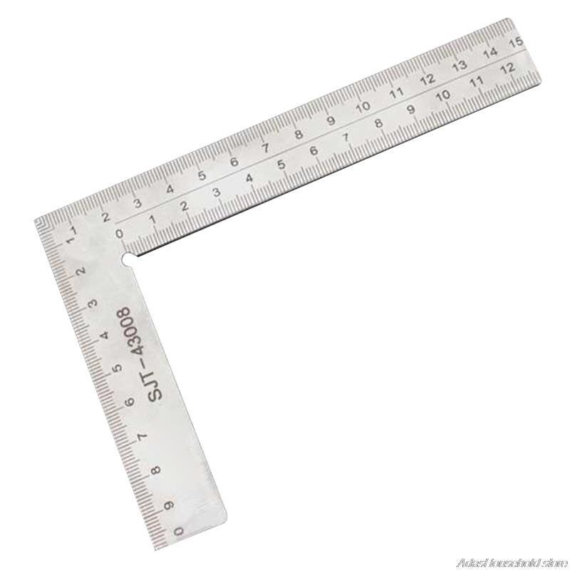 Q5WB Praktische Hoek Heerser 45 Graden 90 Graden Vierkante Heerser Gebruikt Voor Deur &amp; Venster: 90 degrees