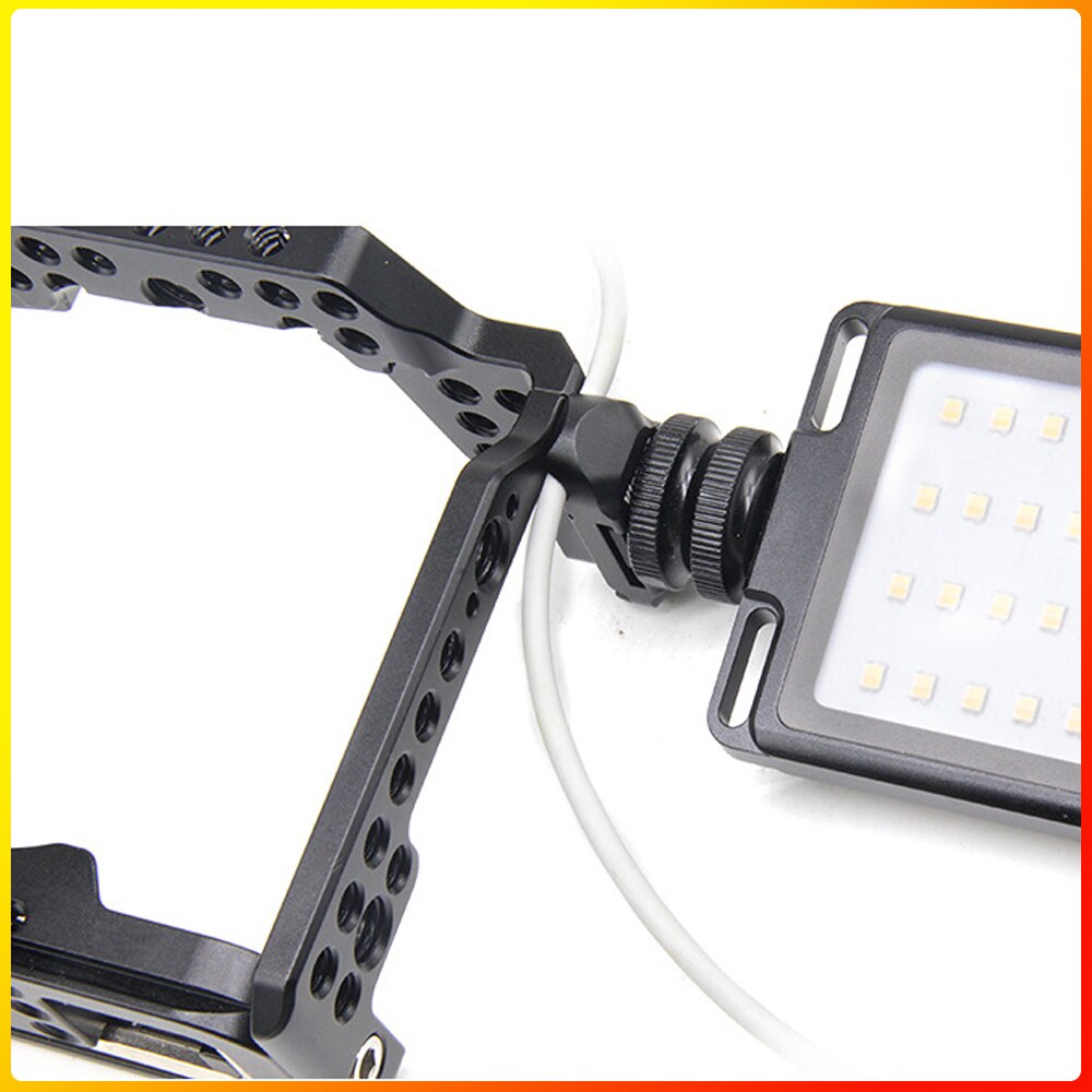 Kamera Kabel Klemme für Tragbare Käfig L platte Halterung Beschlag Draht Clip Organizer Bausatz mit Kalten Schuh Halterung für Monitor LED licht