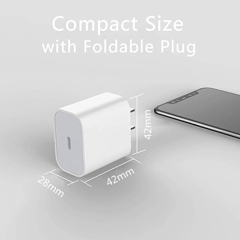 18W PD USB Typ C Schnelle Ladegerät Adapter Für iPhone 11 Profi XR X Xs Max 12 Mini Schnelle PD ladegerät Hafen EU uns UK AU Stecker Reise Zauberstab