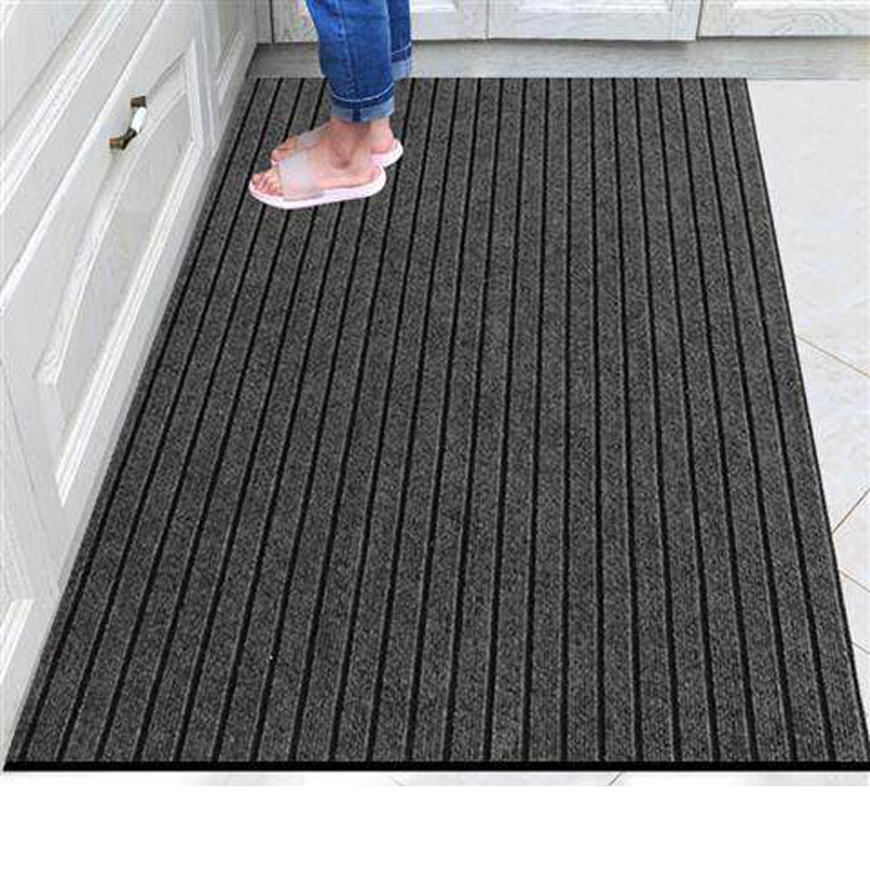 Anti Slip Long Kitchen Mat Floor Carpet Entrance Doormat Hallway Rug Stripe Outdoor Mats Easy To Clean Full Coverage DIY Mat: 1000mmx1000mm / WHITE