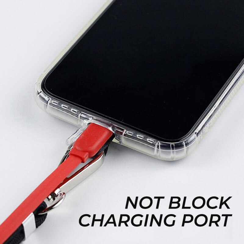Telefoon Lanyard Verstelbare Afneembare Nekkoord Lanyard Strap Mobiele Telefoon Strap Universele Crossbody Nylon Patch Telefoon Lanyards