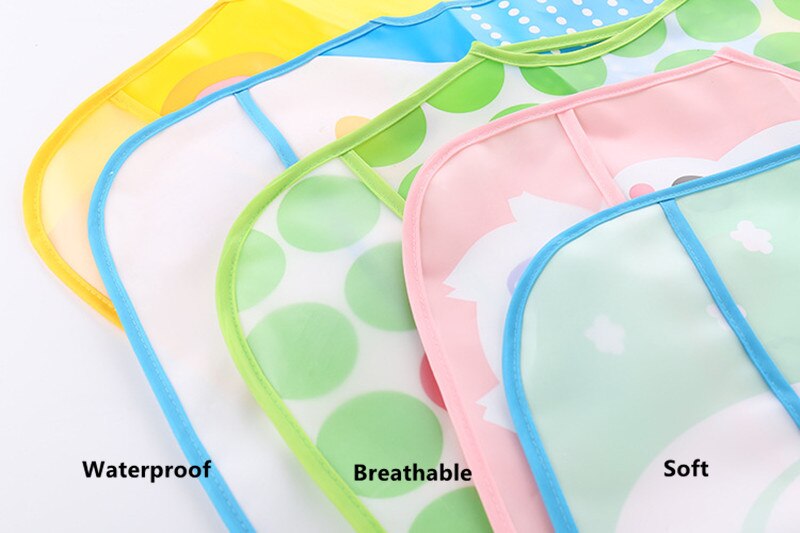 Einstellbare Baby Lätzchen EVA Wasserdicht Mittagessen Fütterung Lätzchen Baby Cartoon Fütterung Tuch Kinder Baby Schürze Babador Bandana