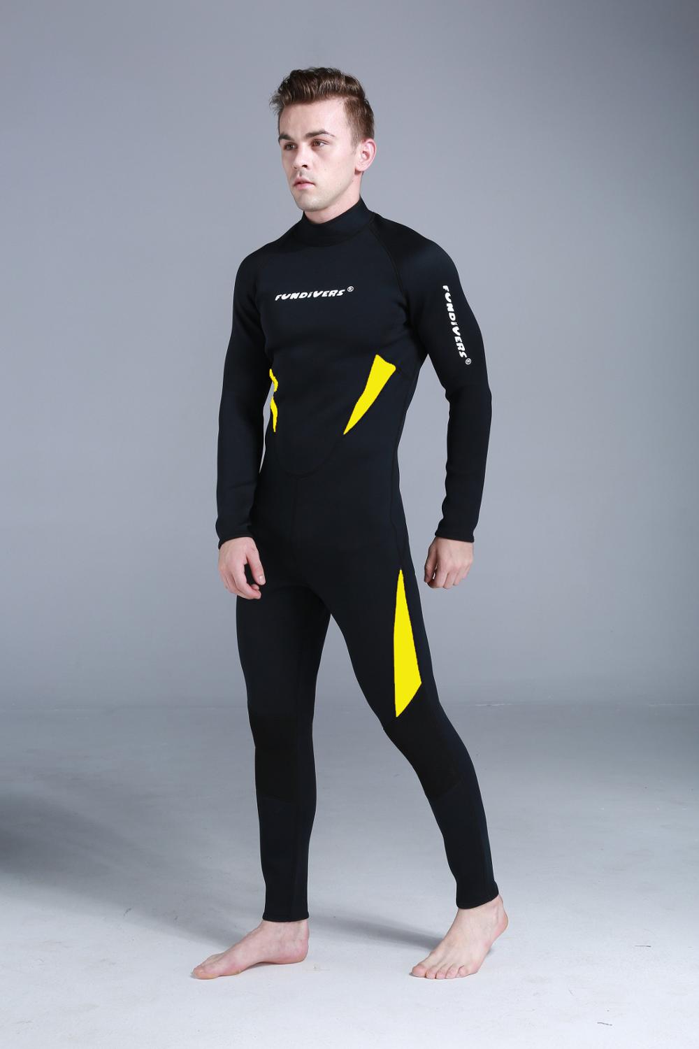 3mm neoprene wetsuit High elasticity stitching warm surfing Diving Equipment Jellyfish clothing long sleeved wetsuit: A1 / M