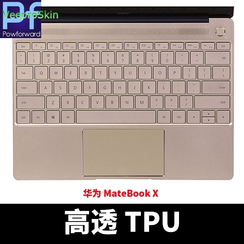 Huawei matebook x pro de  x 13 14 16.1 tuuman tpu näppäimistön kannen kuori tpu näppäimistön kannen kuori: Kaverikirja  x 13