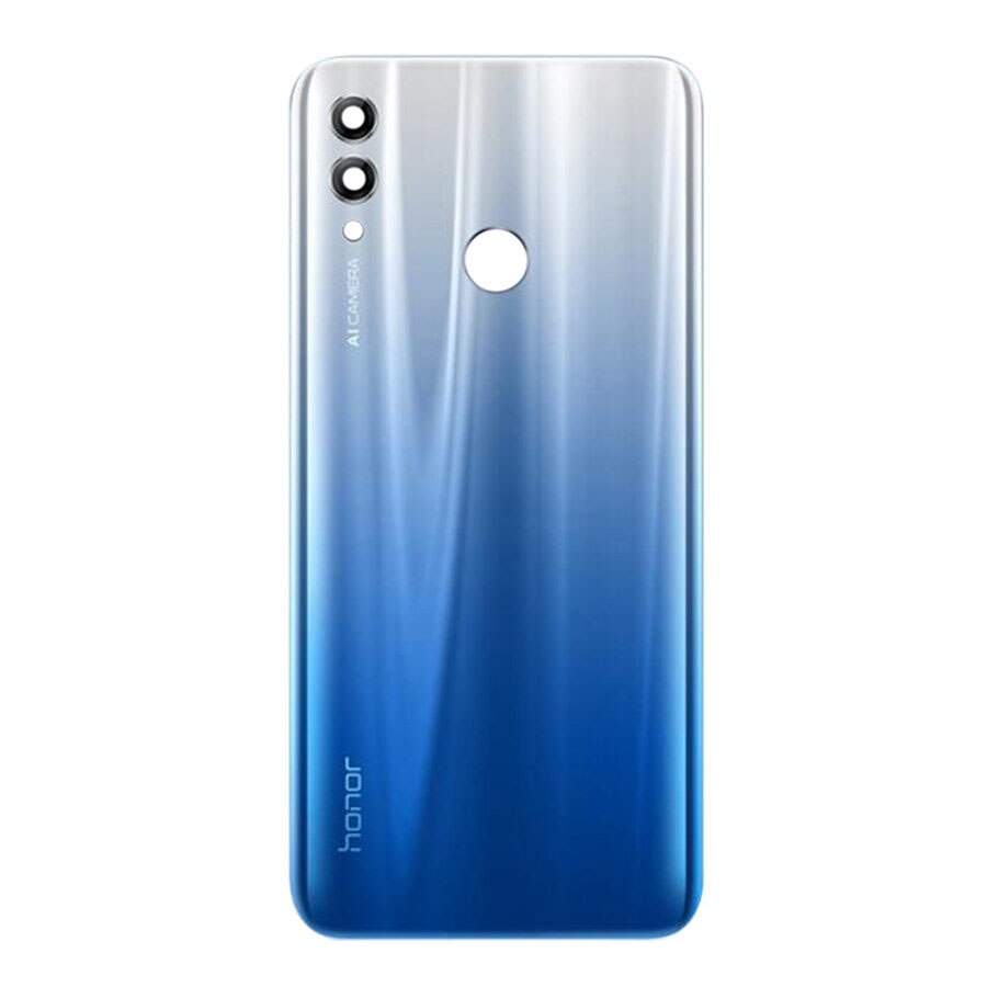 For Huawei Honor 10 Lite Back Battery Cover Rear Housing Door Case for Honor 10 Lite Battery Cover With Camera Lens Replacement: GradientBlue W Lens