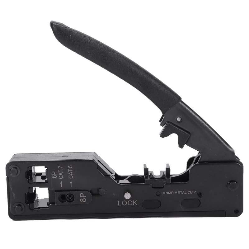 Rj45 Tool Network Crimper Crimping Tools For Cat7 Cat6 Cat5E Cat5 Stp Plugs Rj45 Connector Cables Multifunction Crimp Metal Clip