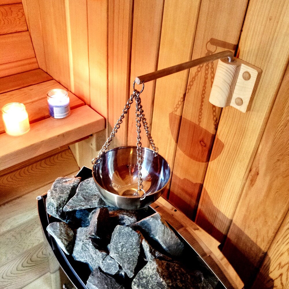 120mm to 200mm rustfri stål sauna komfur skål aroma olie kop æterisk olie duft diffuser fabrik tilbud