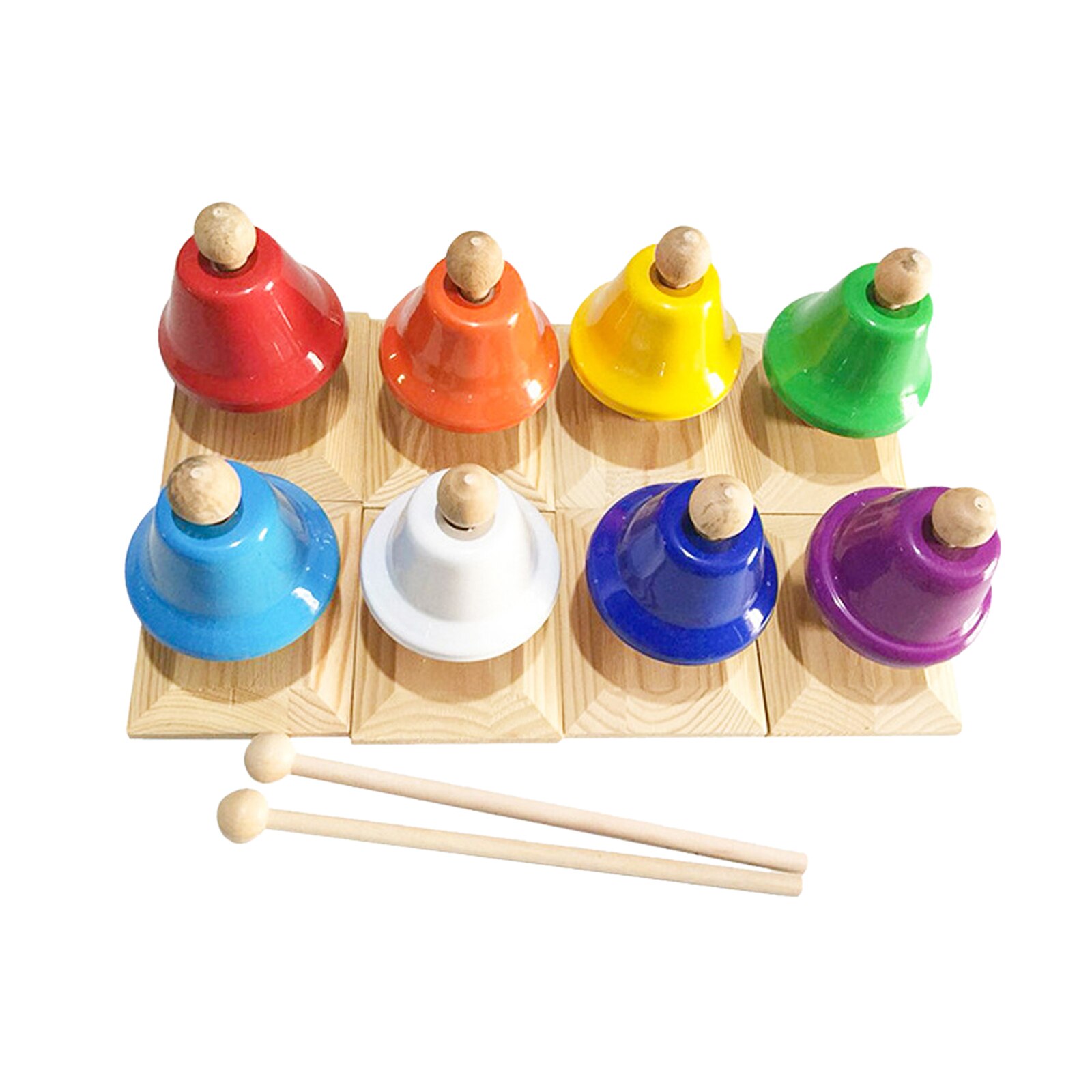 8 Notes Diatonic Hand Bells Education Percussion Instrument Birthday
