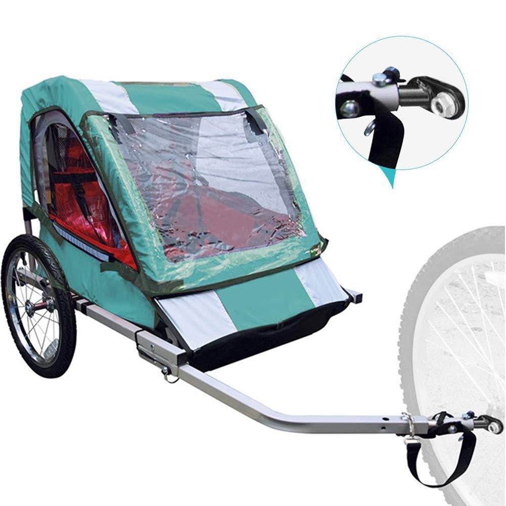 Cykel bakre släp byte axelfäste koppling reservdelar kit cykelvagn släpvagn draghuvud koppling