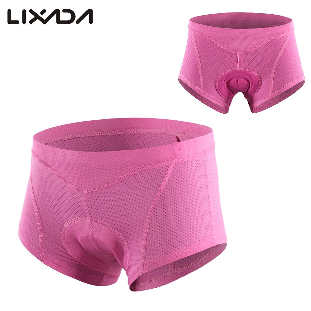 Women Bike Underwear 3D Gel Padded Bicycle Briefs MTB Cycling Biking Underwear Shorts