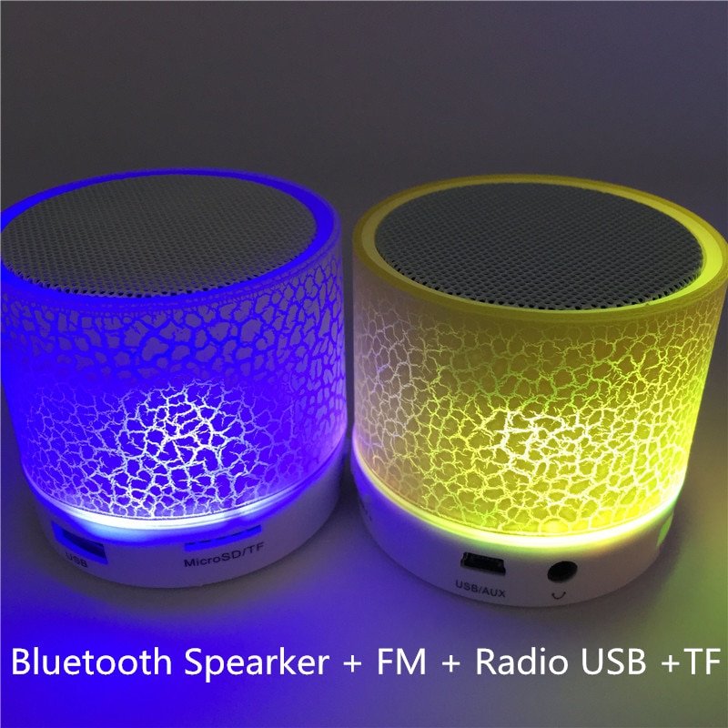 Mini Draagbare Fm Radio Met Speaker Led Digitale Ondersteuning Sd/Tf Card U Disk Voor Pc/MP3/4/Mobiele/Tabletten