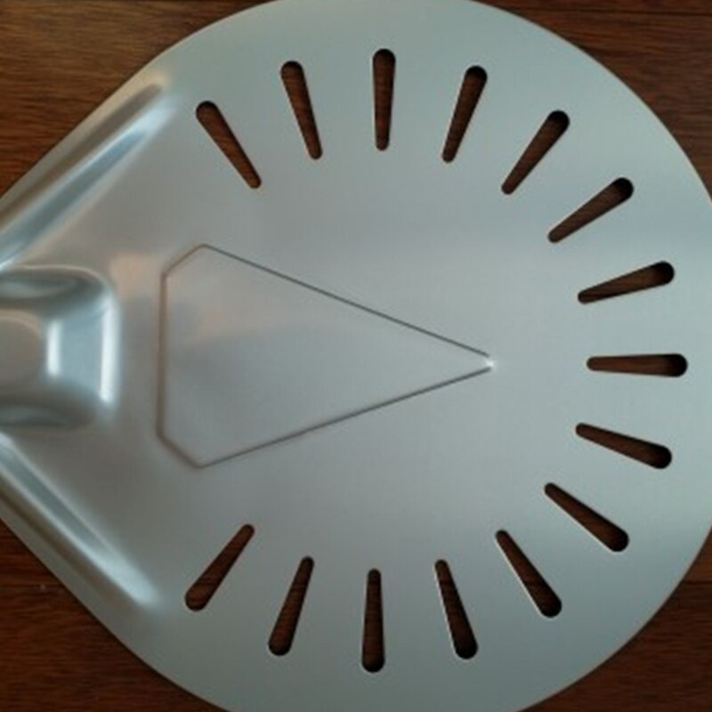 Pizza Turning Peel Aluminum Wooden Handle Pizza Peel Tool with Wooden Handle for Pizza Bread Durable Home