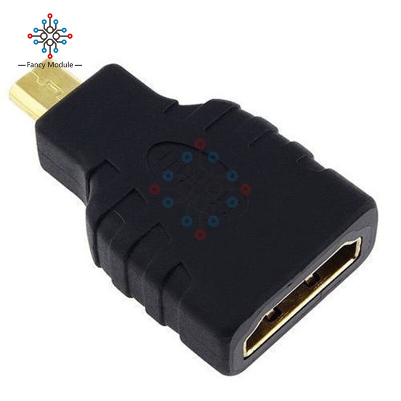 Micro Hdmi Male Naar Hdmi Female Adapter Coupler Connector Converter Ondersteuning 3D 4K 1080P Resolutie Micro Hdmi-poort apparaten