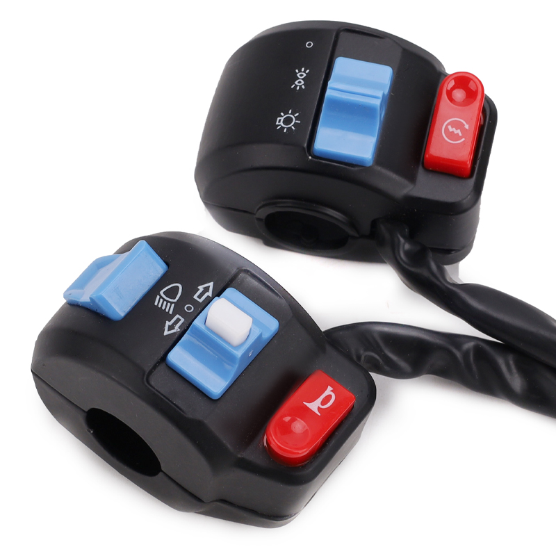 Motorfiets Schakelaars Hoorn Knop Richtingaanwijzer Schakelaar Bediening Elektrische Fiets Scooter Stuur Schakelaar Voor Gy6 50cc 125cc: MULTI