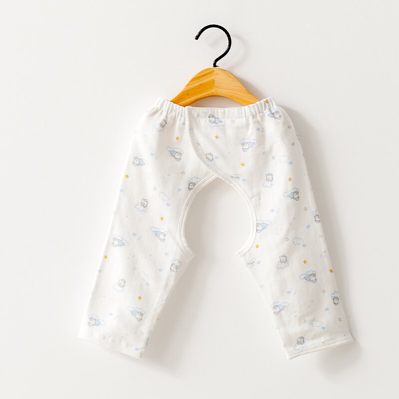 Bébé garçons filles pantalon ouvert entrejambe Double gaze cultiver soi-même couche à langer pantalon bébé