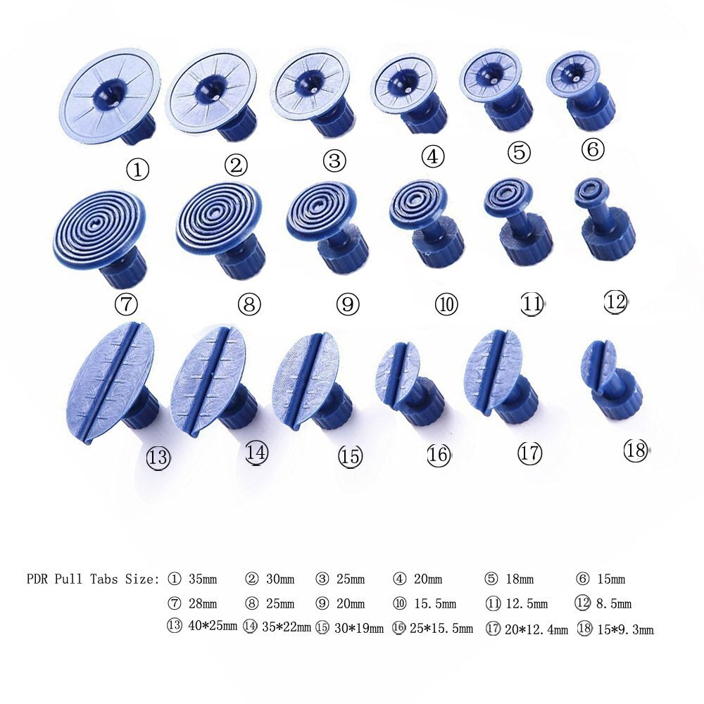 PDR Tool Newest 18pcs/set Golden Car Paintless Dent Repair Tools/Auto Dent Lifter Removal Auto Body PDR Tools Toolkit