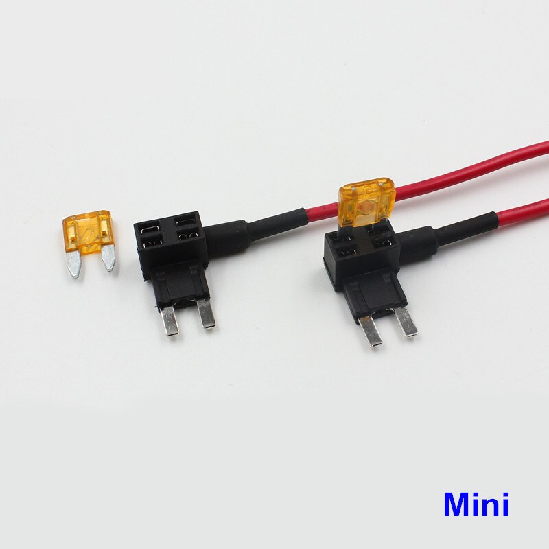 Rockeybright 5A 10A 30A Blade Fuse Boxes Holder Add A Circuit Standard Mini Micro Car Piggy Back Fuses Tap Dual Circuit Adapter