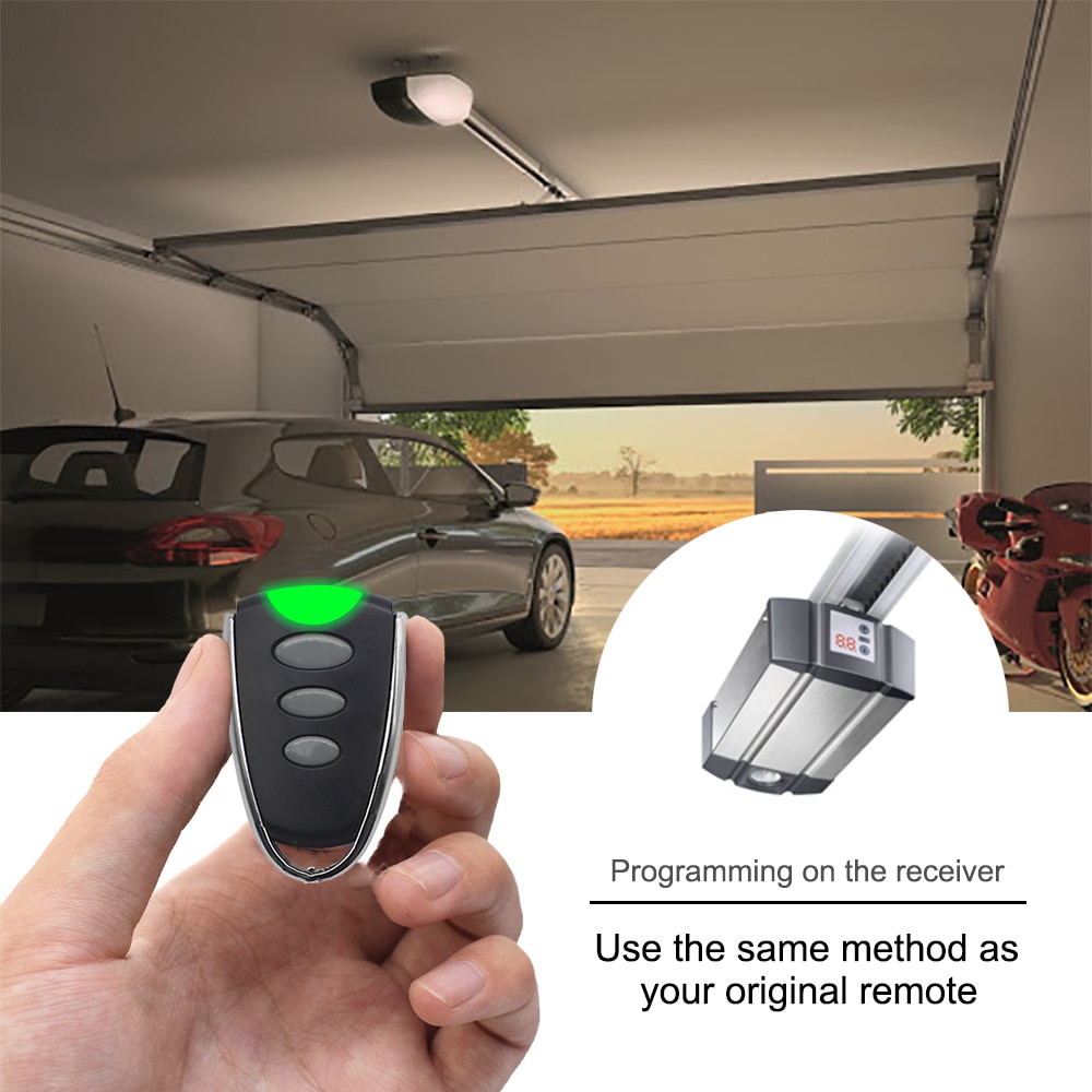 Chamberlain Liftmaster Motorlift 94335E Compatible Replacement Remote Control 84335EML Hand Transmitter 433.92mhz