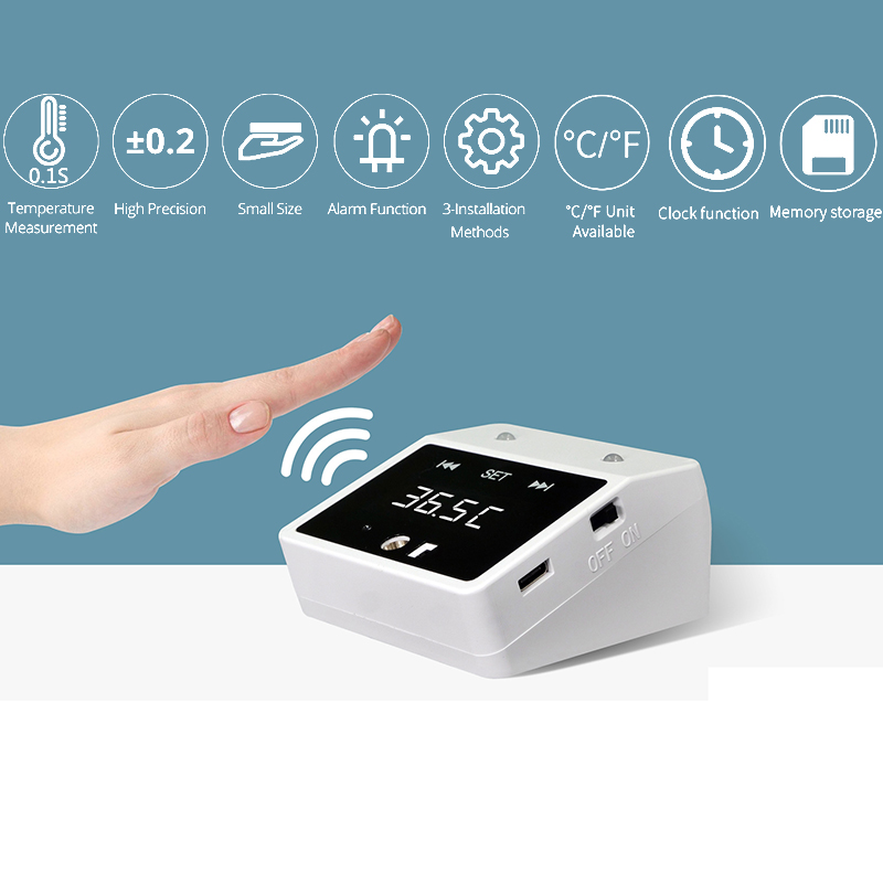 Electronic Digital Thermometer Home Outdoor Body Temperature Monitoring Infrared Non-contact Forehead Thermometer Mall Desktop