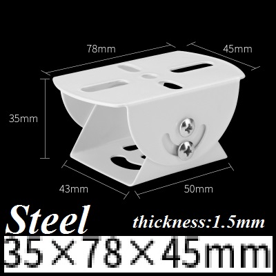 Cardan Joint, Steel and Stainless Steel, PT Joint, Aluminum Alloy Universal Joint CCTV Camera Mounting Bracket 360 Degree Adjust: GRAY