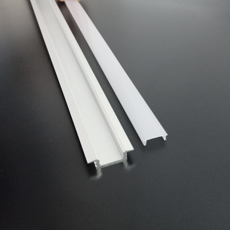1000mm/Piece, 20pcs/Lot Recessed Mounted Aluminum Extrusion Channel for LED Strip Lights