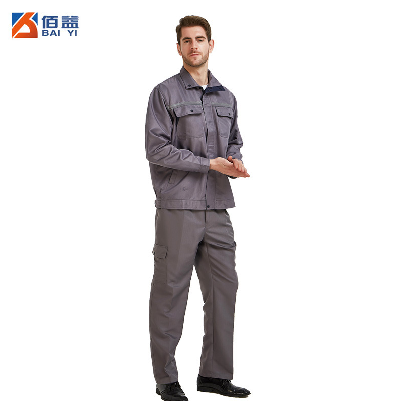 thumbnail image 2 of Long Sleeve Boilersuit Overalls Safety Coverall Working Coverall 2 of 14