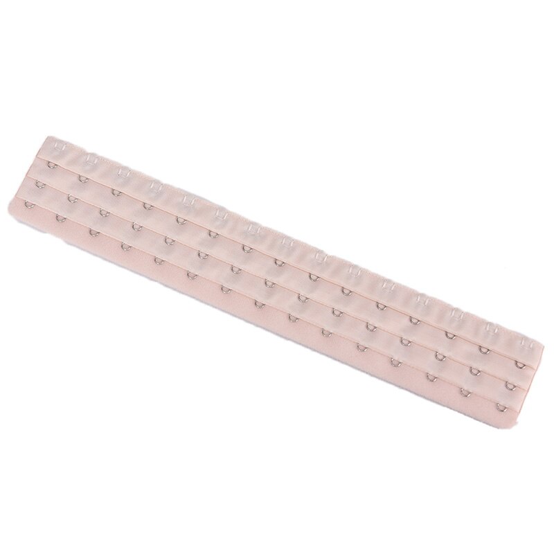 Mujer corsé extensión 15 Buckle Bra Extender 15 alargar gancho y ojo cinta 15 Correa 15 cierre ropa interior Accesorios: Nude