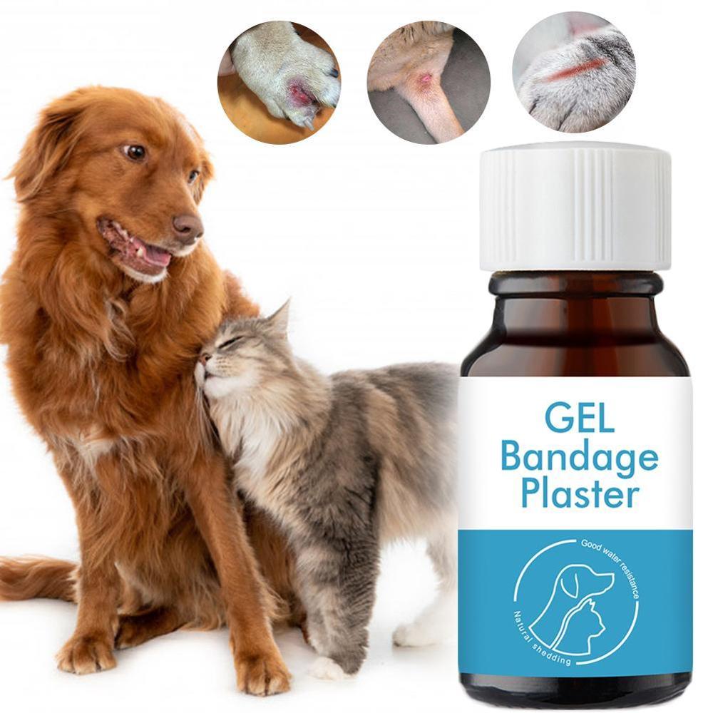 Waterdichte Wondgenezing Gel Vloeibare Bandage Wond Patch Wond Voor Honden Katten Dressing Wond En Desinfecteren Hemo Pleister L H7K7