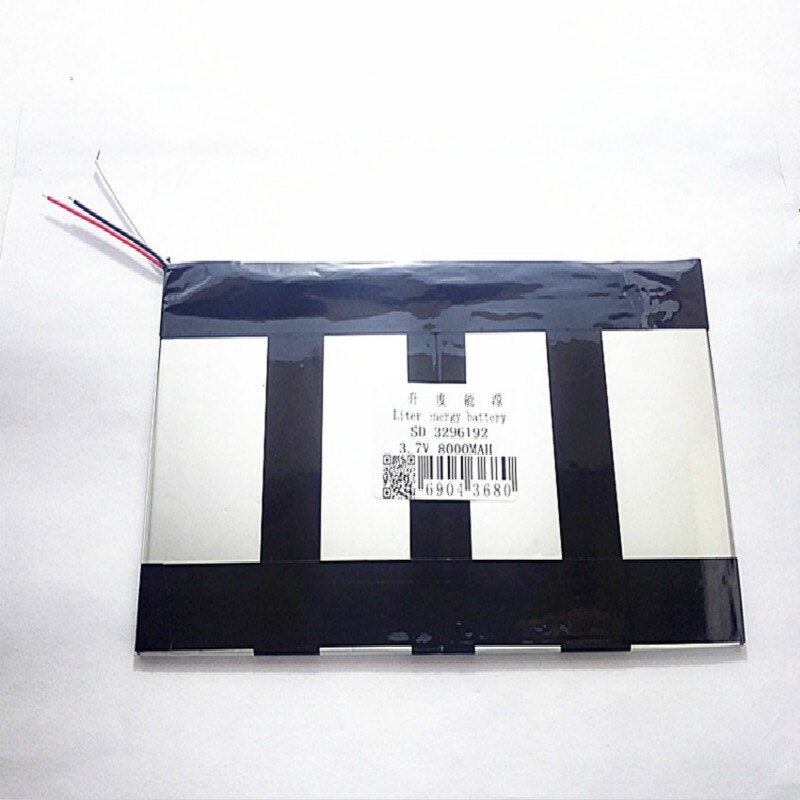 3,7 v 8000mAh para Teclast X98 air 3G P98 3G, chuwi v99i Tablet batería de PC 3 wire perfecta de grandes capacidades alternativa