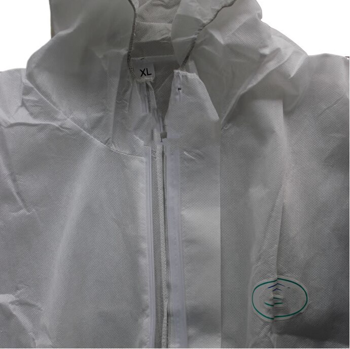 Bata blanca desechable para pintores, ropa de seguridad para Hospital