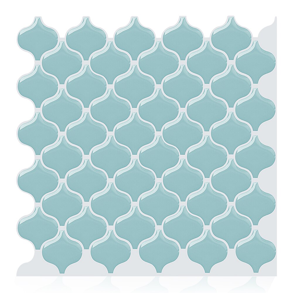 Selvklæbende mosaik backsplash gør-det-selv køkken badeværelse boligindretning vinyl peel and stick vægfliser: Mslg -504