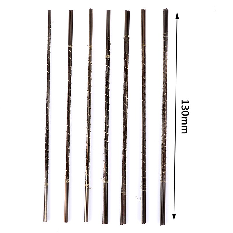 12 stk. diamanttrådsavsaksskærer smykker metalskærejigblade træbearbejdning håndværksværktøj rulle spiraltænder 130 mm