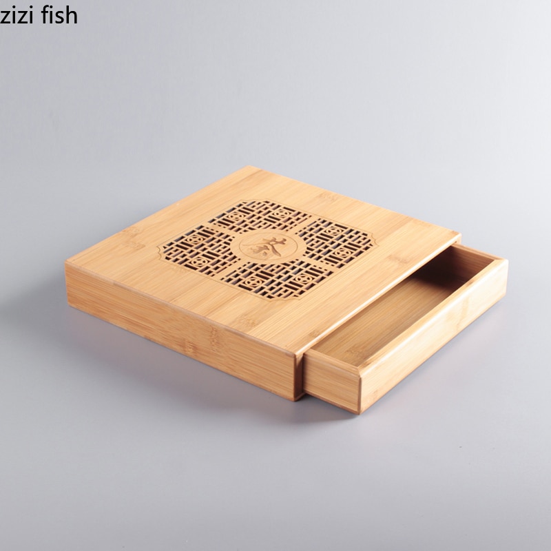Pojemnik na herbatę Pu'er, pudełko ciasto na herbatę, półka na ciasto bambusowe, szafka na herbatę Qizi, dzbanek na herbatę, talerz herbaty, akcesoria robić ceremonii parzenia herbaty kungfu