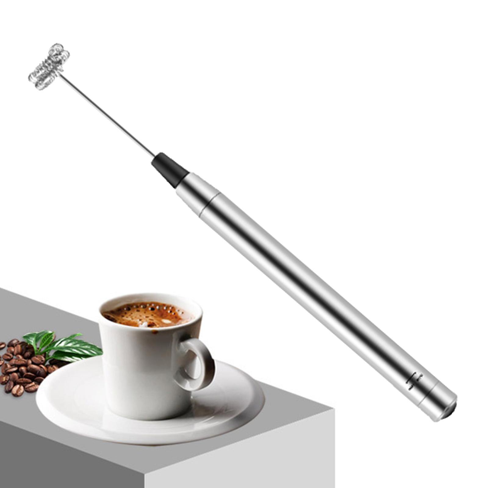 Battery Operated Hand Blender Mini Milk Foamer Multi-Purpose Blender Electric Foam Maker for Chocolate Milk Foaming Machine