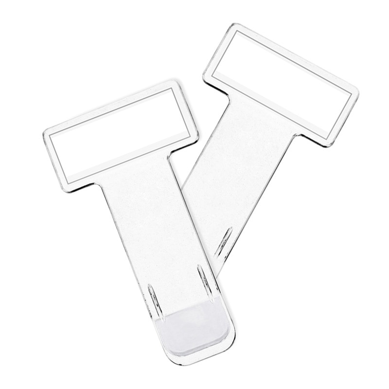 1pc Car Fastener Parking Ticket Permit Holder Clip Sticker Windscreen Window Timing Documents Folder Transparent Auto Accessory
