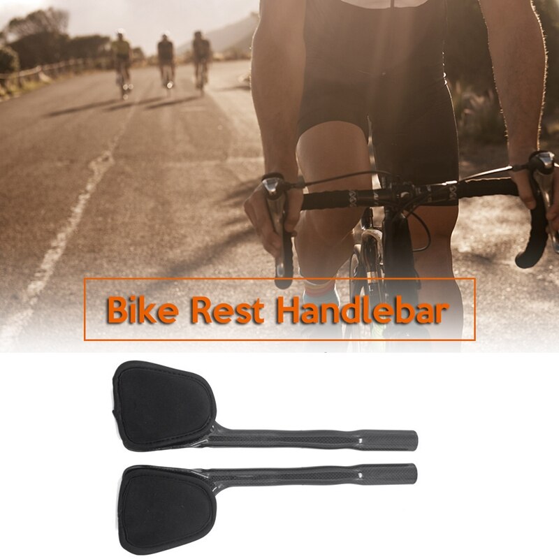 Fibre de carbone vélo Triathlon vélo Extender Aero TT tige extrémité guidon Extension tige accessoires: Default Title