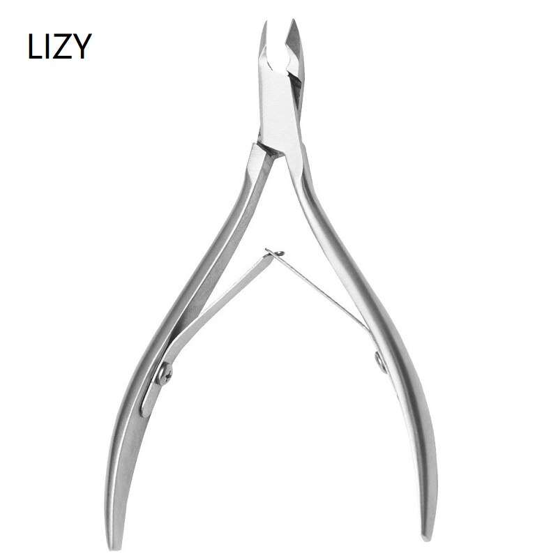 LIZY Finger Toe Nail Cuticle Nipper Scissors Stainless Steel Tweezer Clipper Dead Skin Remover Scissor Plier Pusher Tool