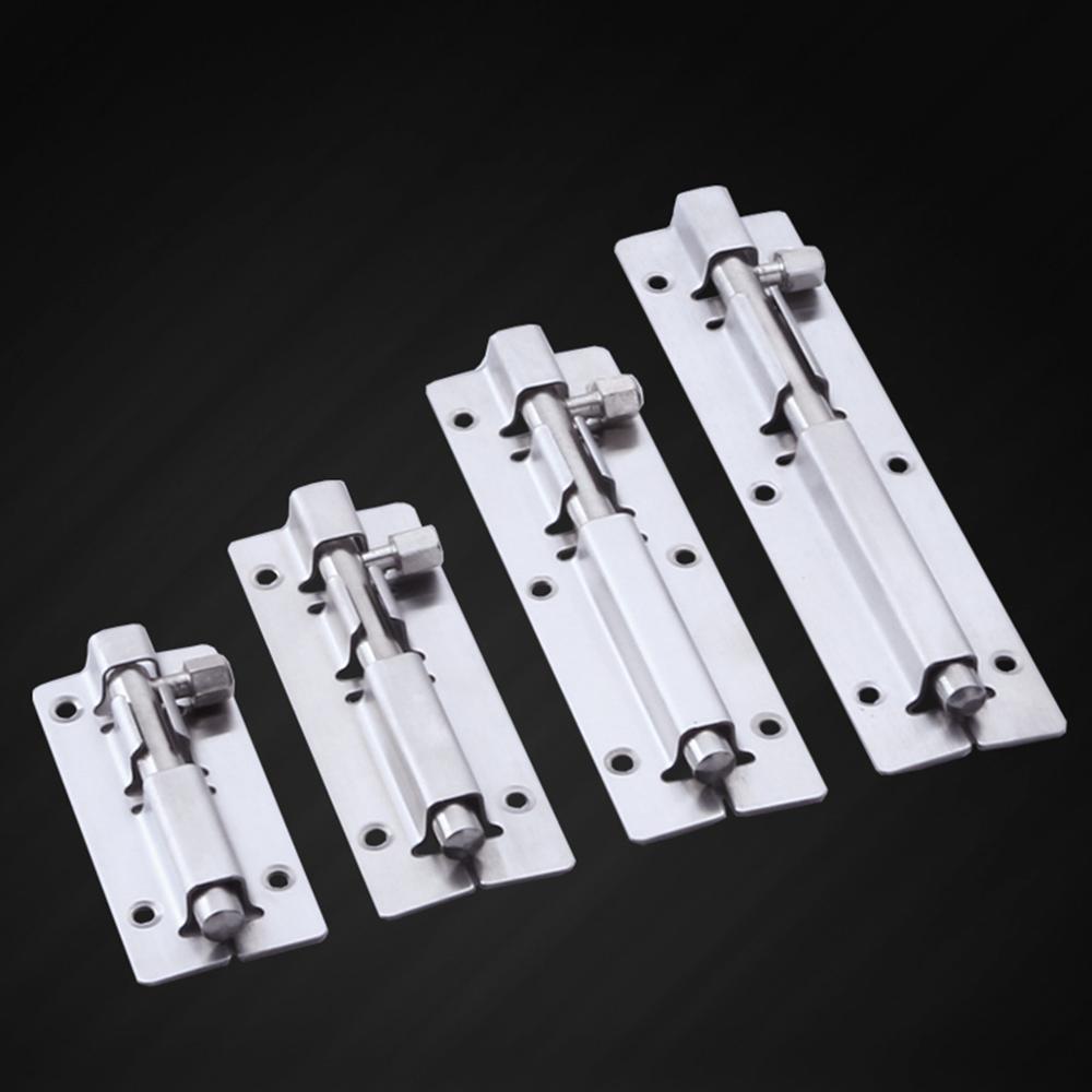 Thick stainless steel latch wooden door latch bathroom door bolt door lock door and window lock buckle anti-theft bolt hardware