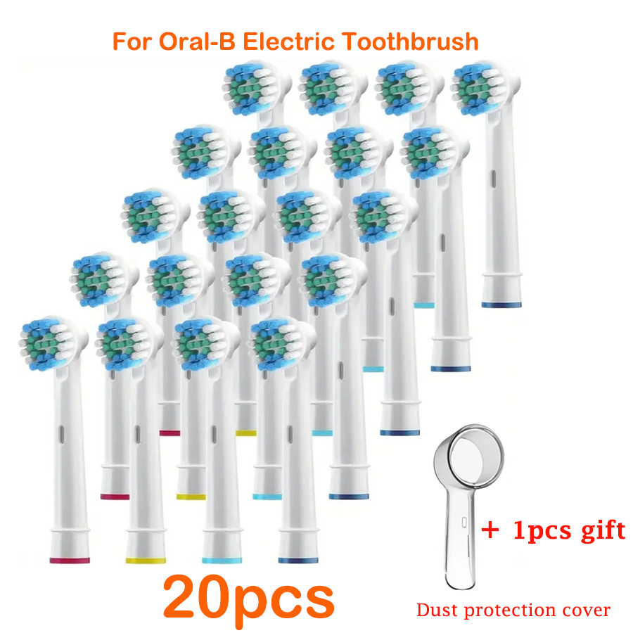 Replacement Brush Heads For Oral-B Sonic Electric Toothbrush Fit Advance Power/Pro Health/Triumph/3D Excel/Vitality 4/8/16pcs: Silver
