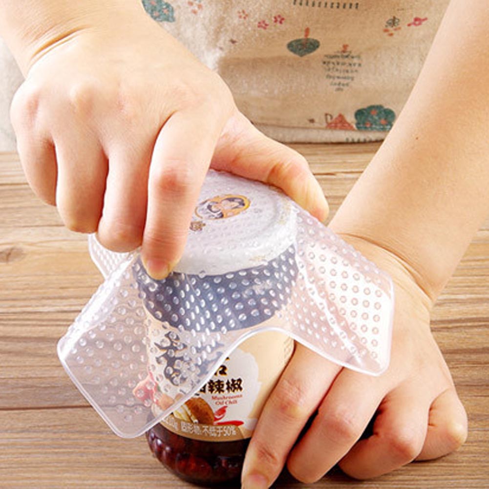 Multifunctional Food Fresh Keeping Wrap Kitchen Tools Reusable Silicone Food Wraps Seal Vacuum Covers 3 Sizes