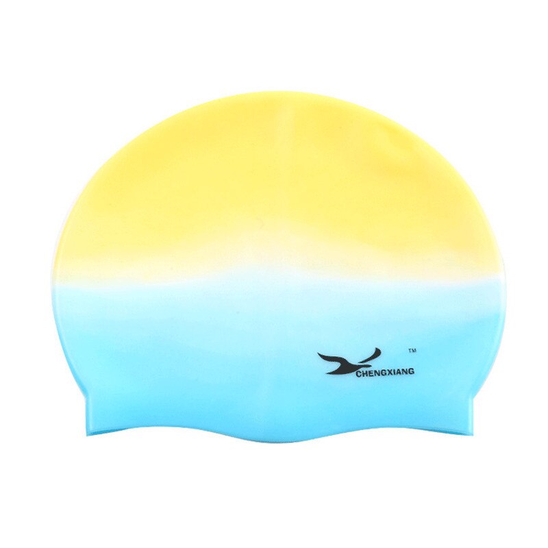 13 Styles Swimming Cap Waterproof Silicone Swim Pool Hat Adult Men Long Hair Women stretch Swimming Hats: K