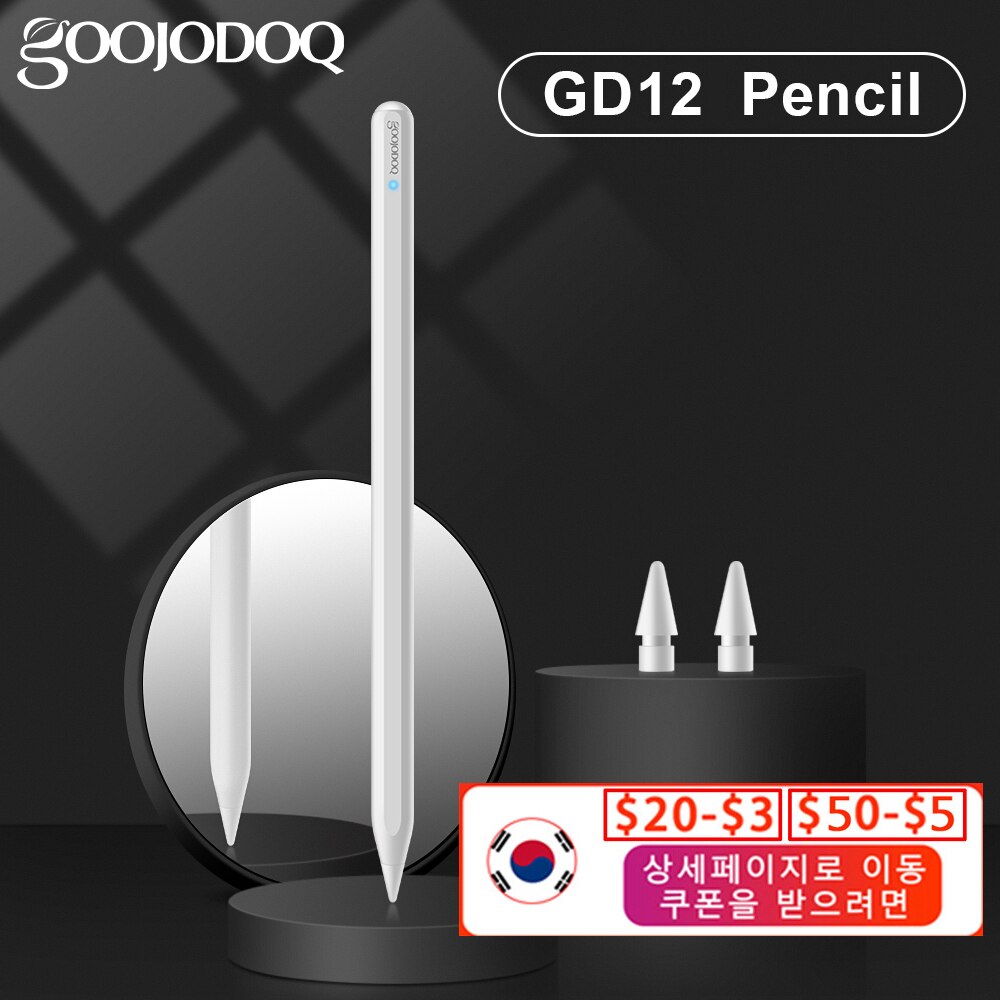 For iPad Pencil with Palm Rejection Tilt, GOOJODOQ 12th Gen Pen for Apple Pencil 2 1 iPad Air 5 2022 - for Apple Pen Stylus