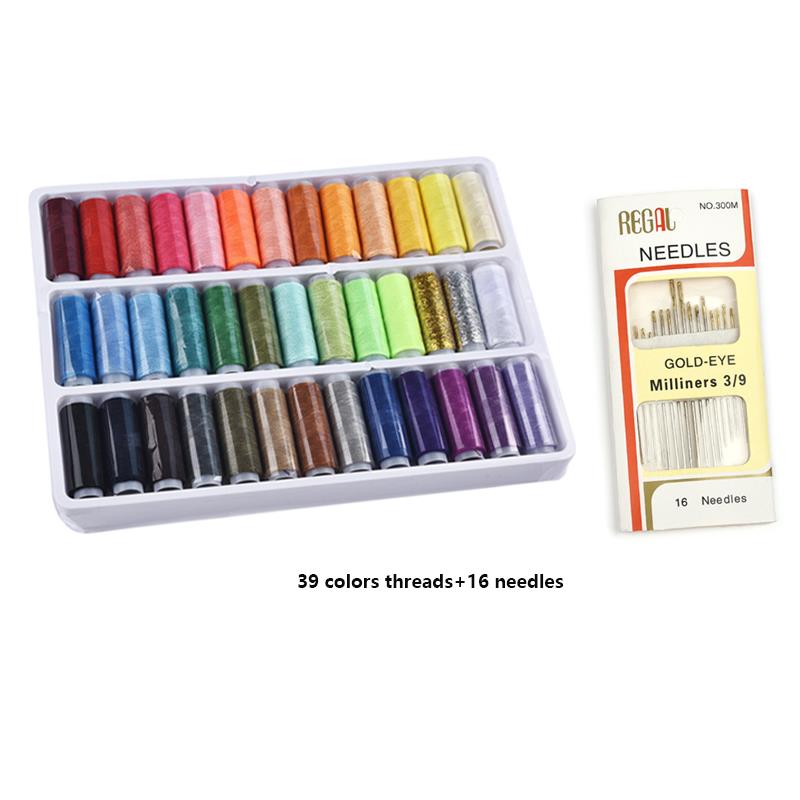 39 Colors Polyester Yarn Sewing Thread Roll Machine Hand Embroidery 150 Meter Each Spool Durable For Home Sewing Kit: PURPLE