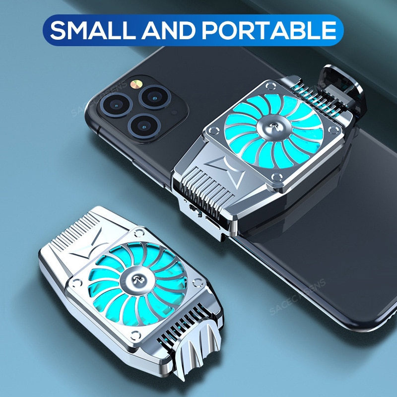 Mobile Phone Radiator Universal Game Cooler Fan Gamepad Holder Cooling Radiator For IPhone Samsung Xiaomi Huawei Phone